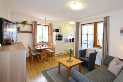 TV/Unterhaltungsangebot in der Unterkunft Ferienresidenz Chiemseestrand - Apartment 28