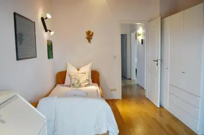 Ein Bett oder Betten in einem Zimmer der Unterkunft Haus Nini