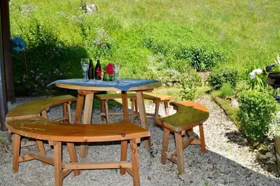 Ein Garten an der Unterkunft nock her berge