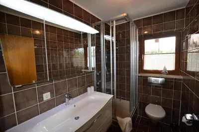 Ein Badezimmer in der Unterkunft Seeluft