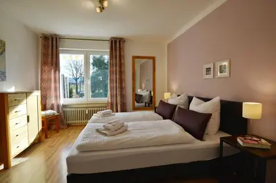 Ein Bett oder Betten in einem Zimmer der Unterkunft Sommerland