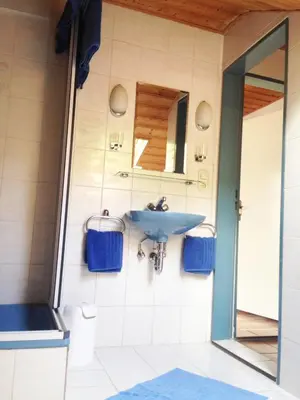 Ein Badezimmer in der Unterkunft Ferienwohnung Gruß aus Partenkirchen