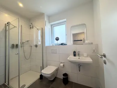 Ein Badezimmer in der Unterkunft ma suite - smart apartment 2P - city Center