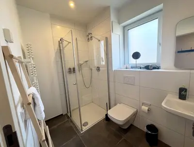 Ein Badezimmer in der Unterkunft ma suite - smart apartment 2P - city Center