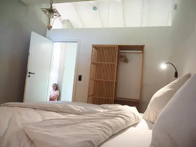 Ein Bett oder Betten in einem Zimmer der Unterkunft Holzer 2.0