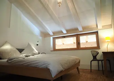 Ein Bett oder Betten in einem Zimmer der Unterkunft Holzer 2.0