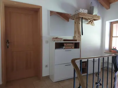 Küche/Küchenzeile in der Unterkunft Ferienwohnung im Brechstubenweg
