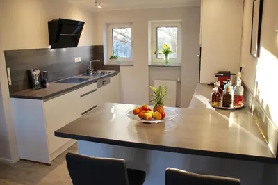 Küche/Küchenzeile in der Unterkunft Living Concept Bogenhausen
