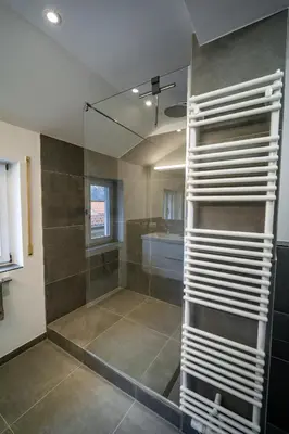 Ein Badezimmer in der Unterkunft Ferienwohnung am Starnberger See