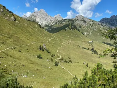 Naturlandschaft in der Nähe des Ferienhauses