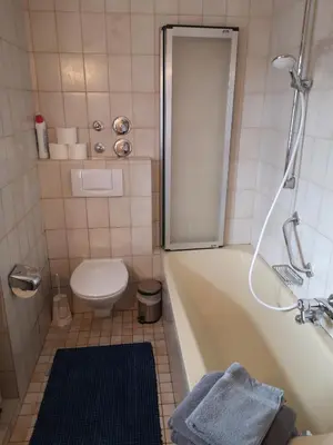 Ein Badezimmer in der Unterkunft Ferienwohnung Niklas