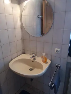 Ein Badezimmer in der Unterkunft Ferienwohnung Niklas