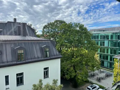 Das Gebäude in dem sich die Ferienwohnung befindet