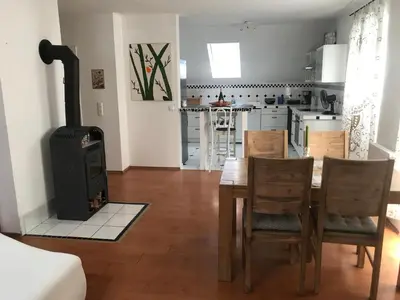 Küche/Küchenzeile in der Unterkunft Schöne Ferienwohnung im Voralpenland