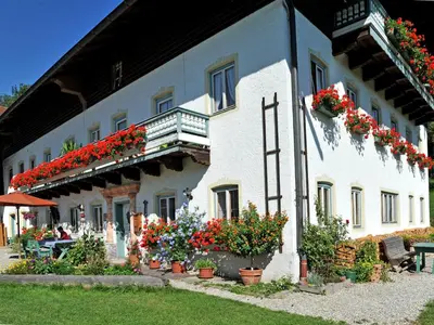Ein Garten an der Unterkunft Ferienhof Moyer