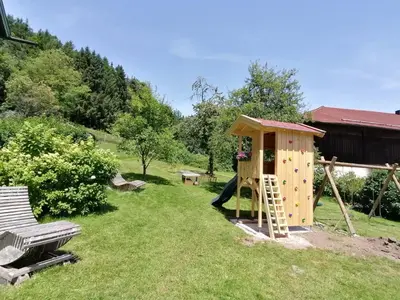 Ein Garten an der Unterkunft Ferienhof Moyer