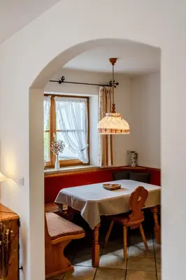 Ein Sitzbereich in der Unterkunft Ferienwohnungen LARA Wohnung 1