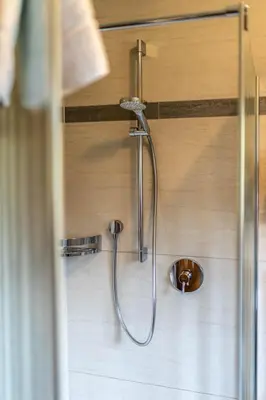 Ein Badezimmer in der Unterkunft Ferienwohnungen LARA Wohnung 1
