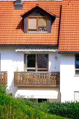 Das Gebäude in dem sich die Ferienwohnung befindet