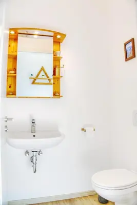 Ein Badezimmer in der Unterkunft Luxus Apartment! Küche, Balkon, Netflix, Parkplatz - 8 Personen