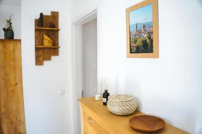 Grundriss der Unterkunft Luxus Apartment! Küche, Balkon, Netflix, Parkplatz - 8 Personen