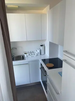 Küche/Küchenzeile in der Unterkunft Bayer's Boardinghouse und Hotel