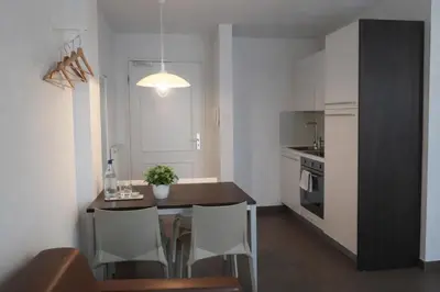 Küche/Küchenzeile in der Unterkunft Bayer's Boardinghouse und Hotel