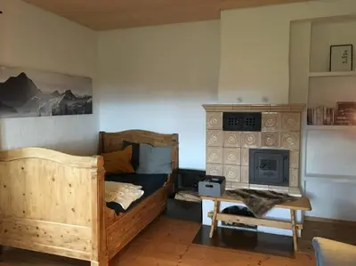 Ein Sitzbereich in der Unterkunft KampenZeit Ferienwohnung-traumhafter Panoramablick