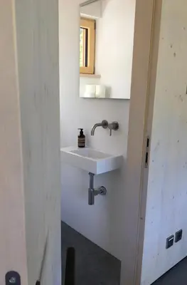 Ein Badezimmer in der Unterkunft KampenZeit Loft mit traumhaftem Panoramablick
