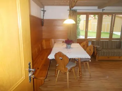 Ein Sitzbereich in der Unterkunft Landhaus Köckbrunn