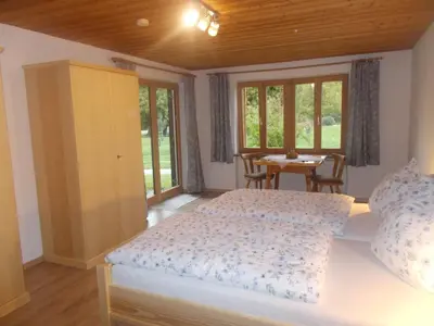 Ein Bett oder Betten in einem Zimmer der Unterkunft Landhaus Köckbrunn