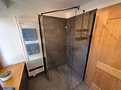 Ein Badezimmer in der Unterkunft Ferienwohnung Schlossblick