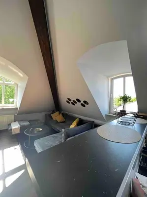 Grundriss der Unterkunft Moderne Galerie-Wohnung! Zentral-A8-B17 WIFI