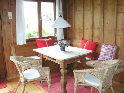 Ein Sitzbereich in der Unterkunft Berghütterl - Ferienhaus Ingerlhof