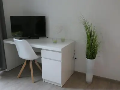 TV/Unterhaltungsangebot in der Unterkunft Ruhiges Garten-Studio CHIARA Gstadt Läufers Chiemsee Holiday Home