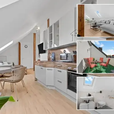 Stilvolle Wohnung: Private Dachterrasse - zentral