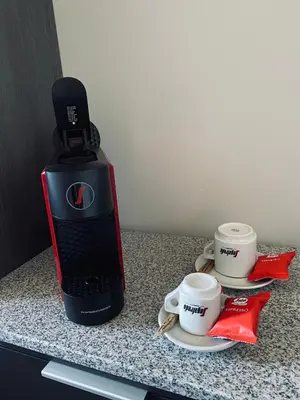 Kaffee-/Teezubehör in der Unterkunft Ahorn-Zimmervermietung
