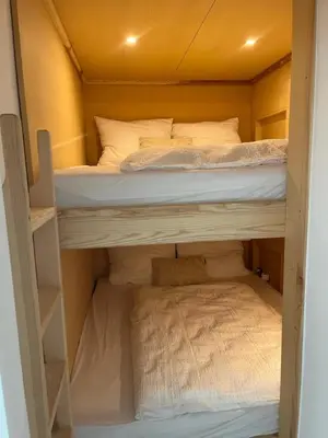 Ein Bett oder Betten in einem Zimmer der Unterkunft Amselnest - b42499