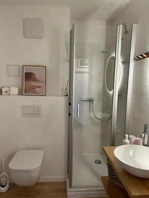 Ein Badezimmer in der Unterkunft Amselnest - b42499
