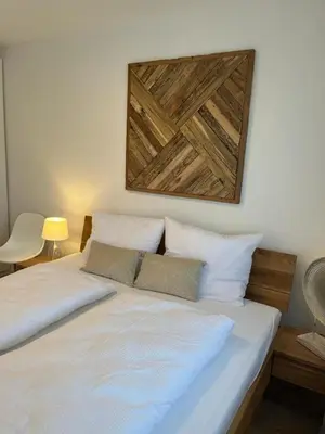 Ein Bett oder Betten in einem Zimmer der Unterkunft Amselnest - b42499