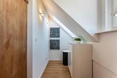 Küche/Küchenzeile in der Unterkunft Terralpin Apartments - Charmante DG Wohnung mit Balkon