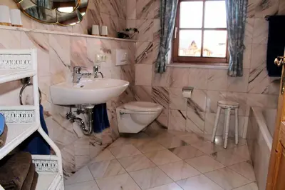 Ein Badezimmer in der Unterkunft Ferienwohnung Goller