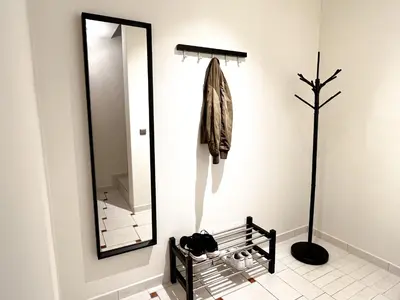 Grundriss der Unterkunft LTA Apartment Unterschleißheim bei München - 6P, Parkplatz, S-Bahn