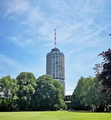Das Gebäude in dem sich die Ferienwohnung befindet