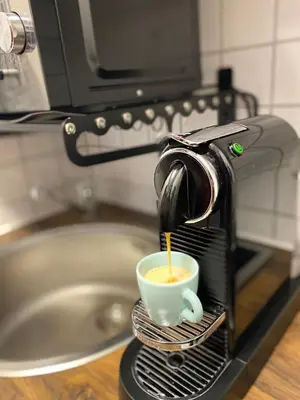 Kaffee-/Teezubehör in der Unterkunft Hotel Tower I 26th floor I Boxspring I Nespresso