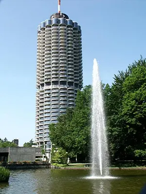 Das Gebäude in dem sich die Ferienwohnung befindet