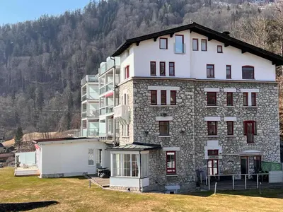 Das Gebäude in dem sich die Ferienwohnung befindet