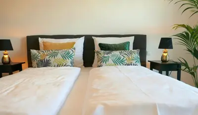 Ein Bett oder Betten in einem Zimmer der Unterkunft Business Class Hotel Ebersberg