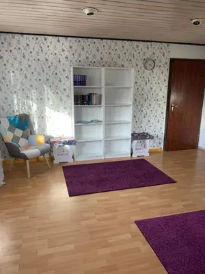 Ein Sitzbereich in der Unterkunft Emy