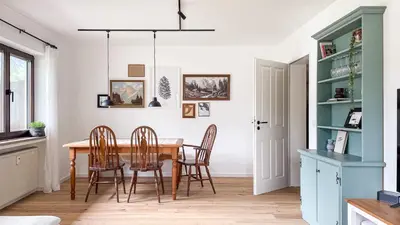 Küche/Küchenzeile in der Unterkunft Servus O´gau Apartments